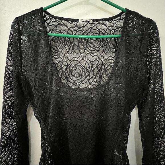 Free People Black Lace In My Head Bodysuit - Picture 7 of 11